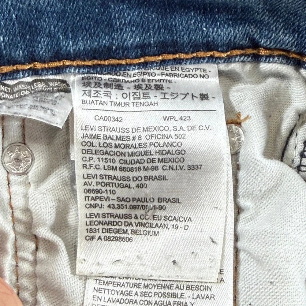 Levis 511 Slim Fit Jeans Mens 30x34(31) Blue Medium Wash Denim Pants